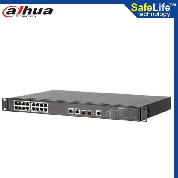 DAHUA 16 port digital video recorder PFS4218-16ET-190 in Bangladesh - Safe Life Technology